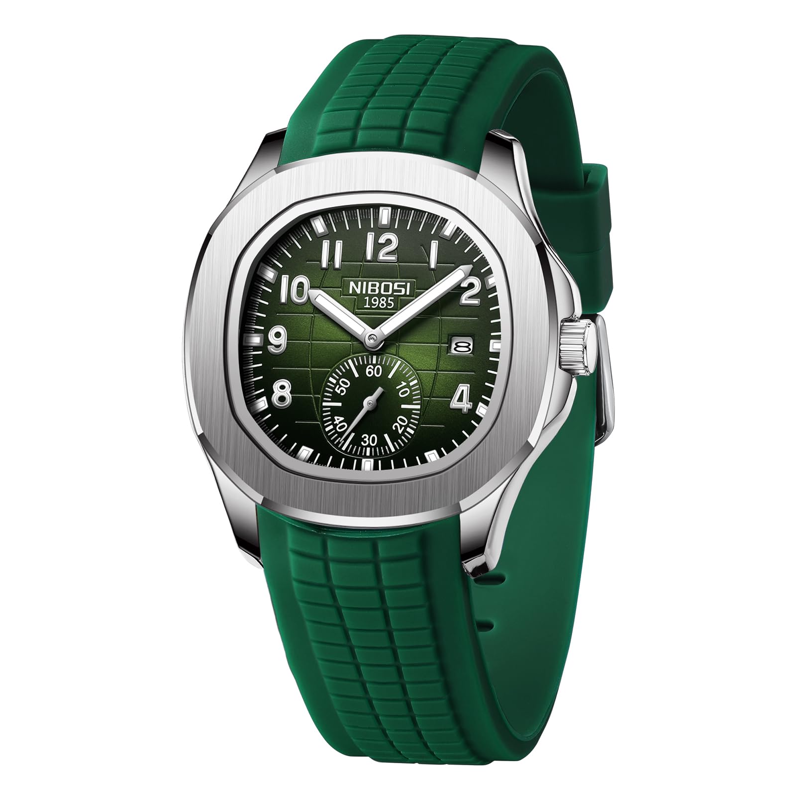 NIBOSI Montre analogique à quartz pour homme - Étanche - Date - Montre pour homme - Montre d'affaires décontractée - Cadeau