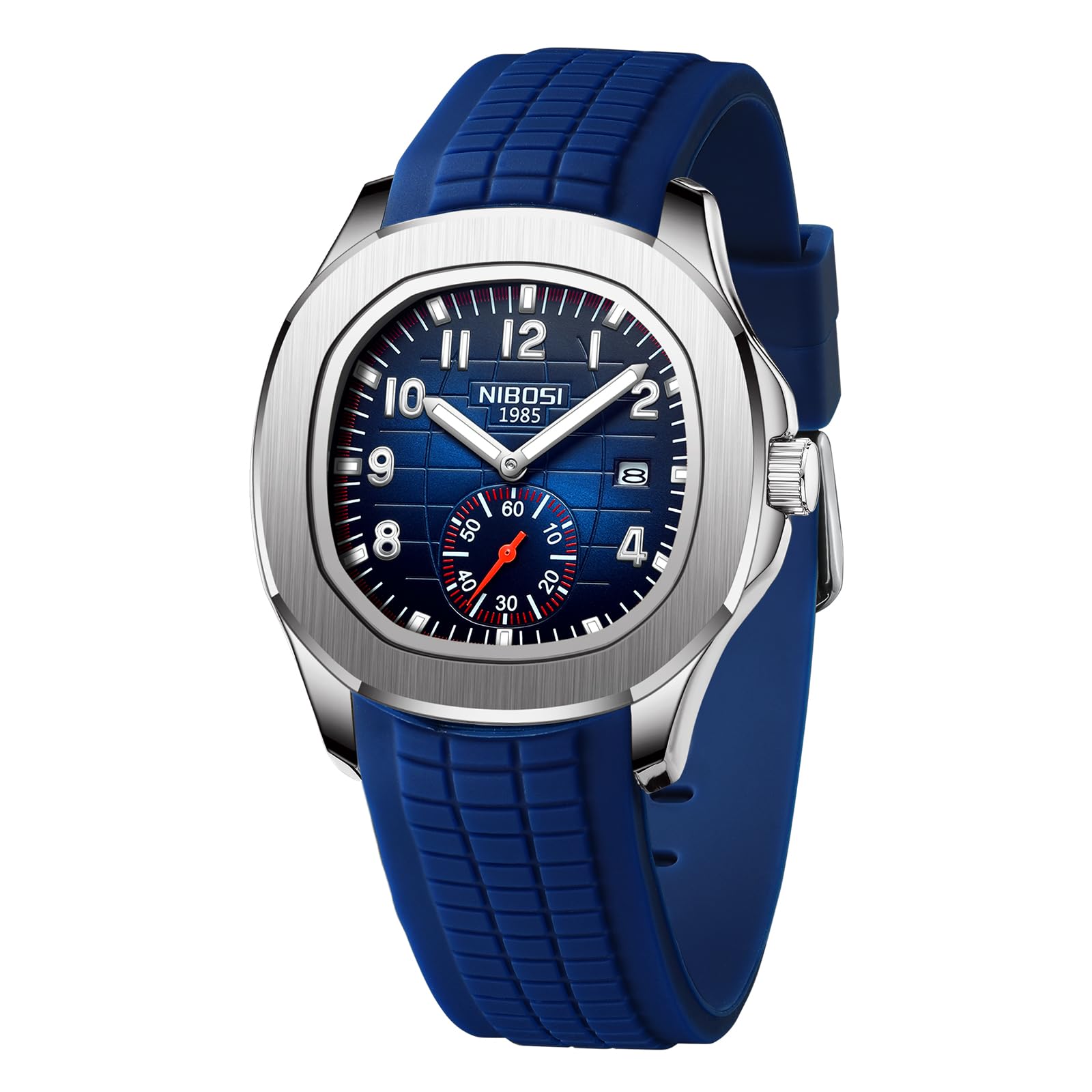 NIBOSI Montre analogique à quartz pour homme - Étanche - Date - Montre pour homme - Montre d'affaires décontractée - Cadeau