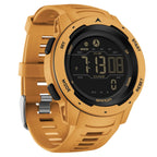 Montre de Sport numérique Militaire pour Homme étanche 50M avec chronomètre Alarme Compte à rebours Double Temps