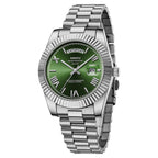 NIBOSI Montre Homme Etanche Analogique Quartz Chronographe Date Grand Cadran Classique Mode Affaires Montres Bracelet en Acier Inoxydable élégant pour Hommes