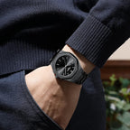 NIBOSI Montre pour homme - Cadran analogique minimaliste - Montre octogonale pour homme - Étanche - Avec bracelet en acier inoxydable doré